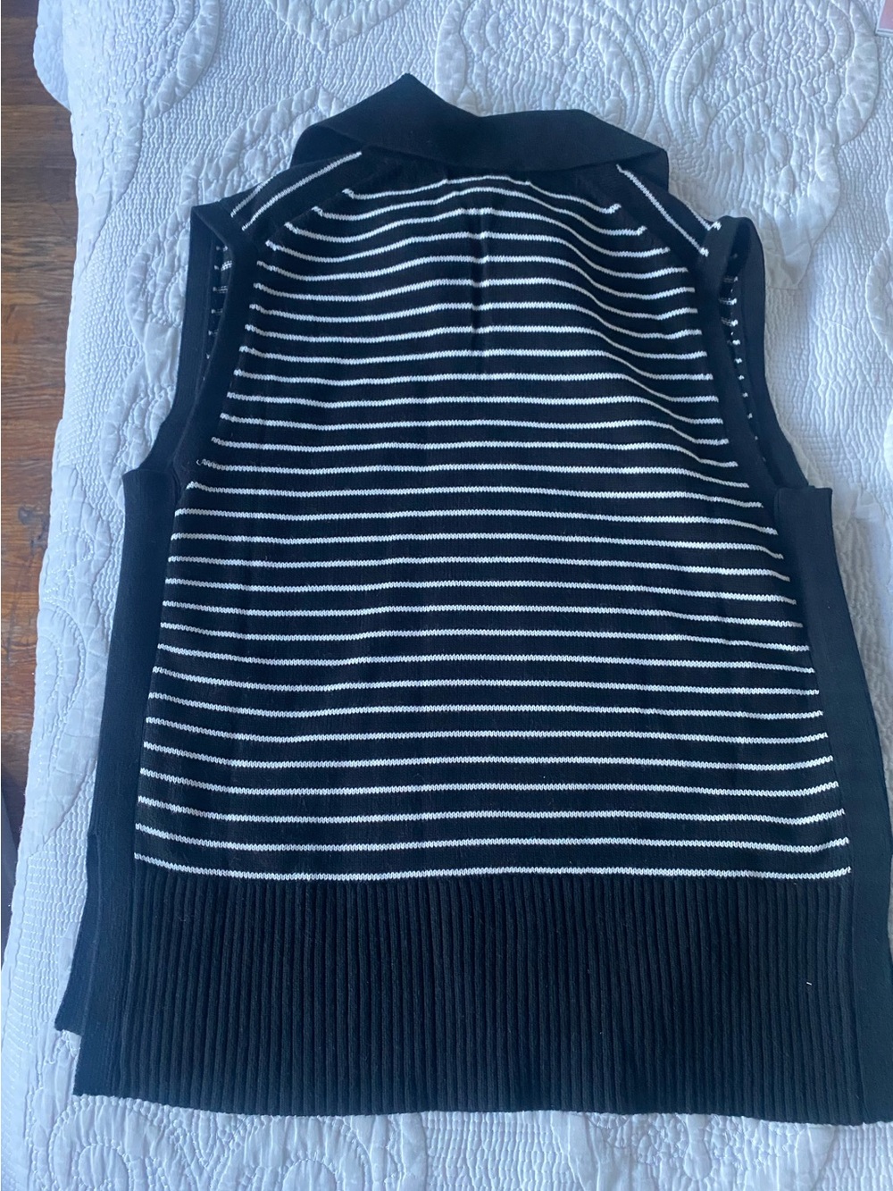Banana republic factory STRIPED POLO SWEATER TANK - Picture 3 of 5